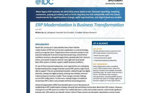 Modernizacja ERP to transformacja biznesowa
