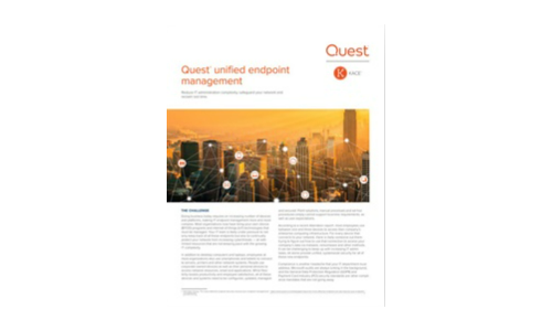 Quest® Unified Endpoint Management