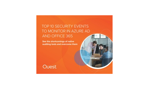 10 najlepszych wydarzeń bezpieczeństwa do monitorowania w Azure AD i Office 365